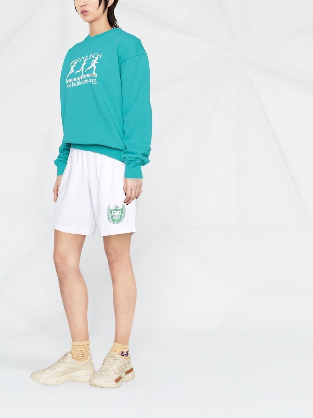 Beverly Hills Gym Short - White - 3