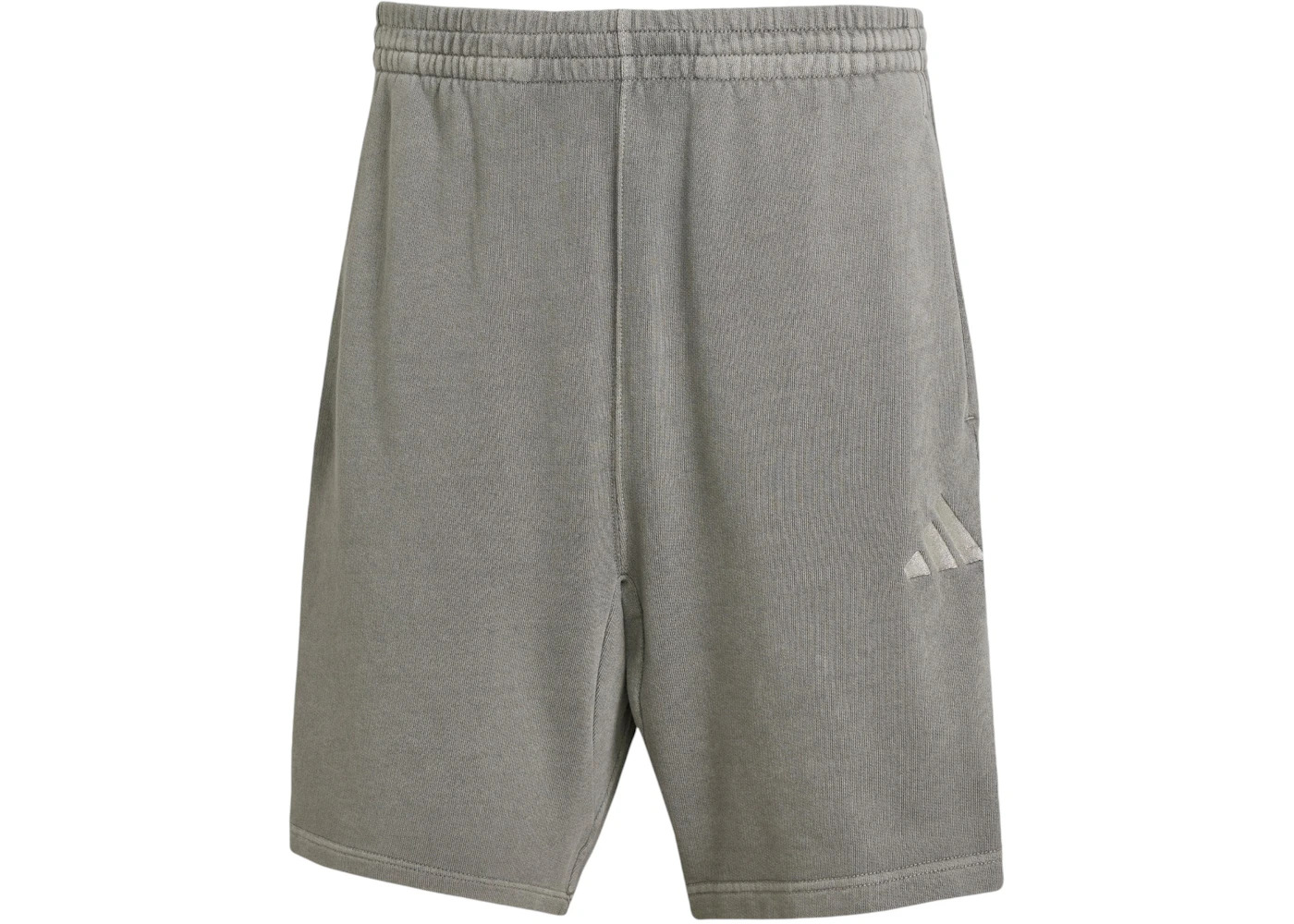 adidas All Szn French Terry Washed 8 Inch Shorts Black - 1