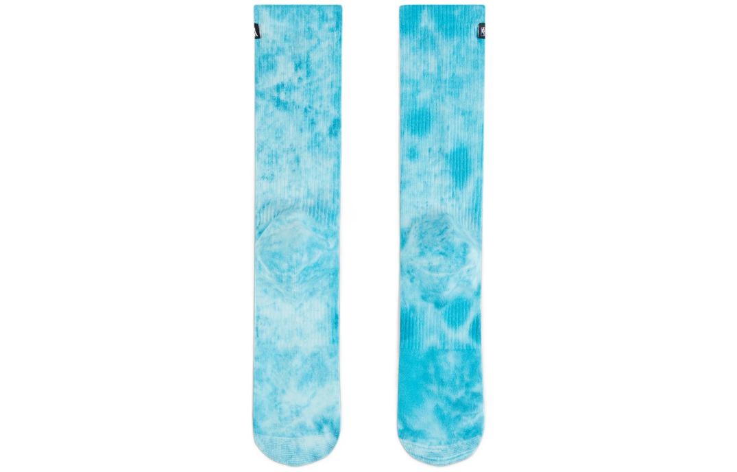 Nike Tie Dye Quick Dry Breathable Sports Socks Couple Style One Pair Blue DA5074-101 - 3