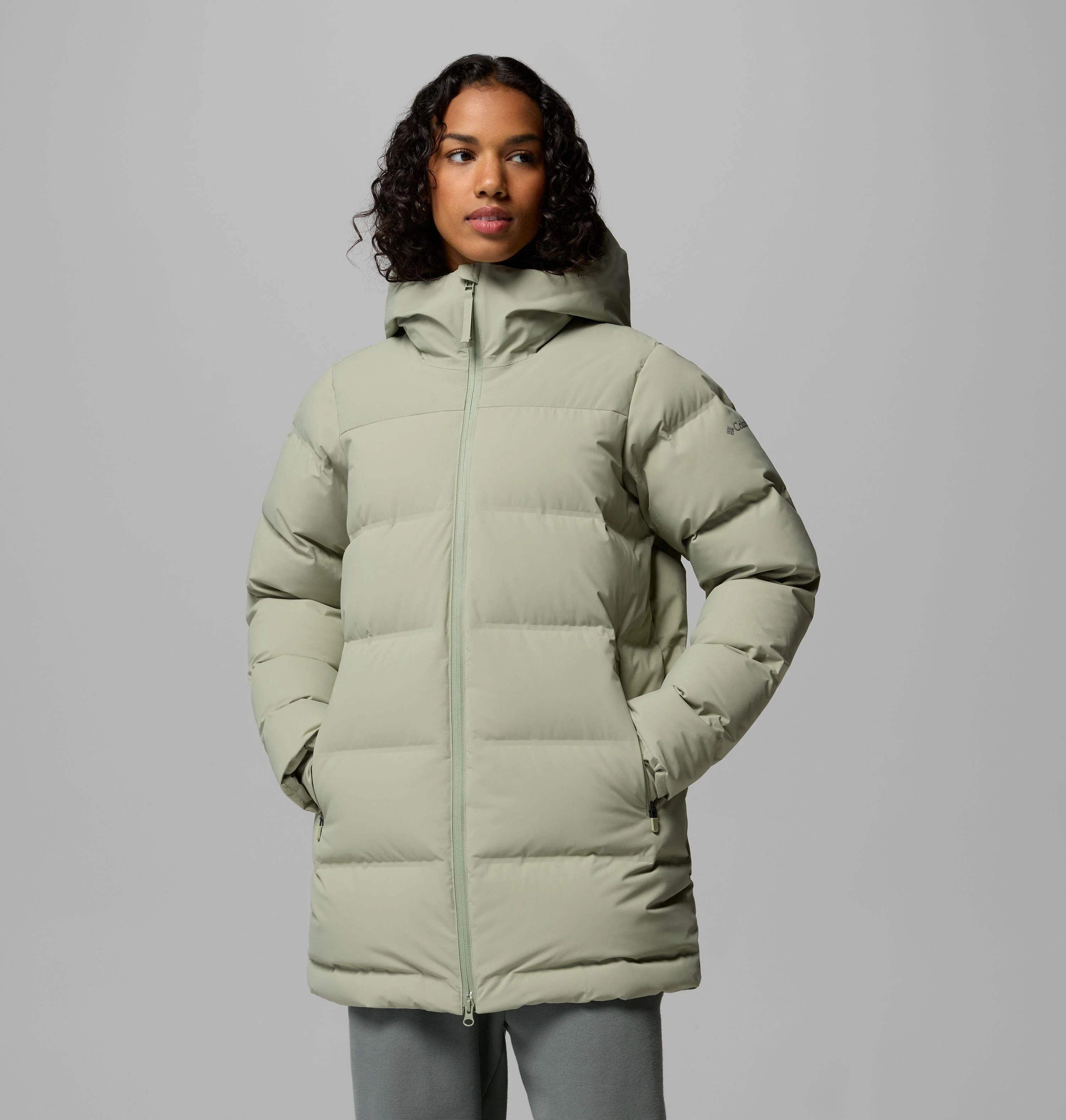 Women's Amaze Puff Heat Seal Mid Hooded Jacket - 1