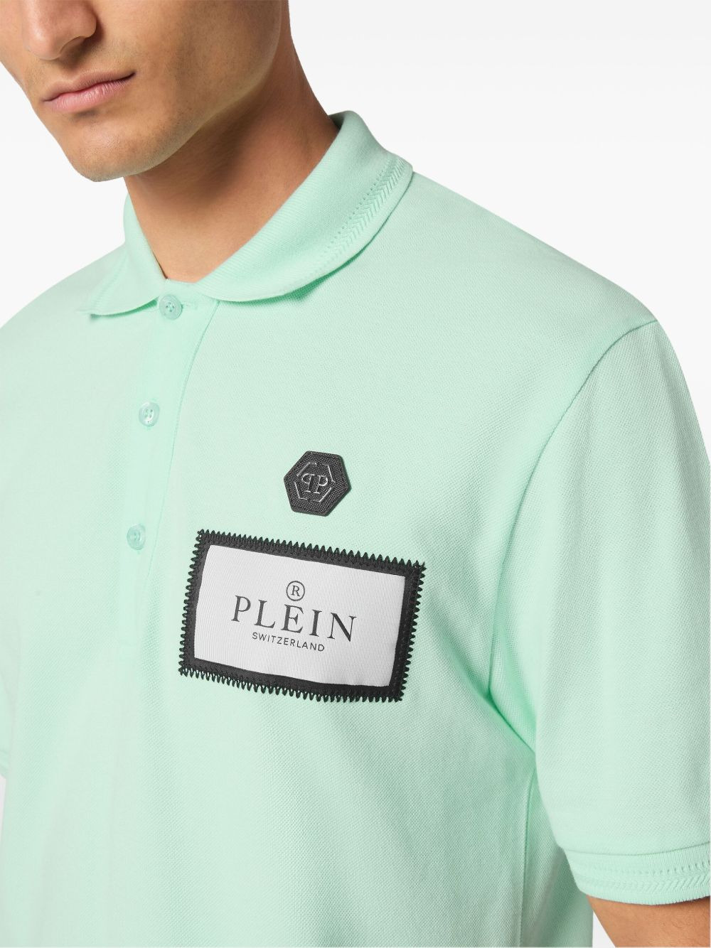 logo-tag polo shirt - 5
