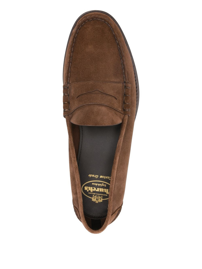 Rowley panelled suede loafers 4