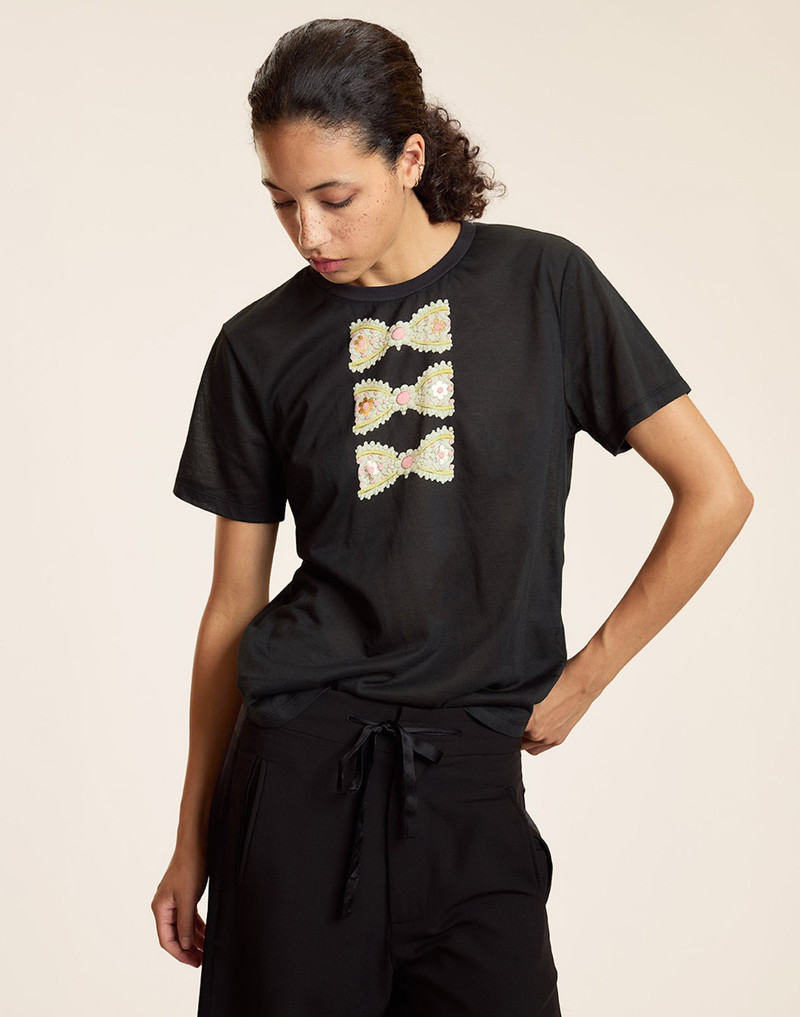 CYNTHIA ROWLEY Foil Printed Tee outlook
