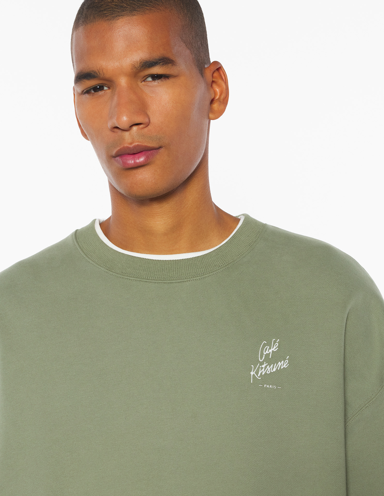CAFE KITSUNE RELAX SWEATSHIRT - 7