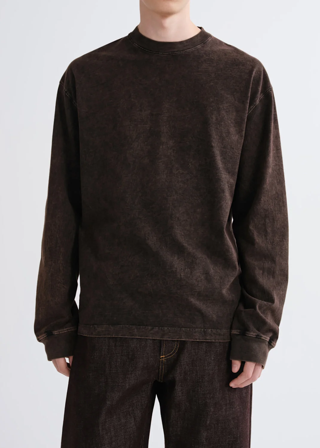 ASHA LONG SLEEVE MOCK NECK TEE IN PULSE - 1