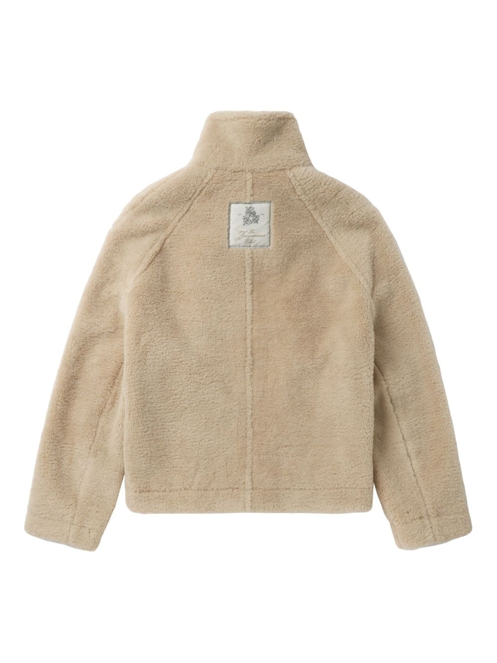 logo-patch jacket - 6