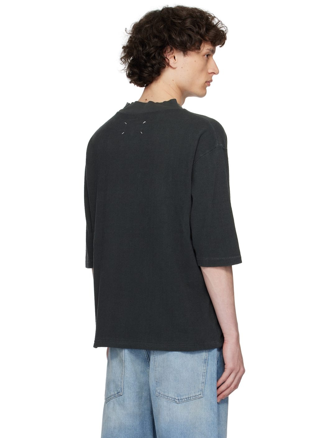 Gray Stamp Logo T-shirt - 3