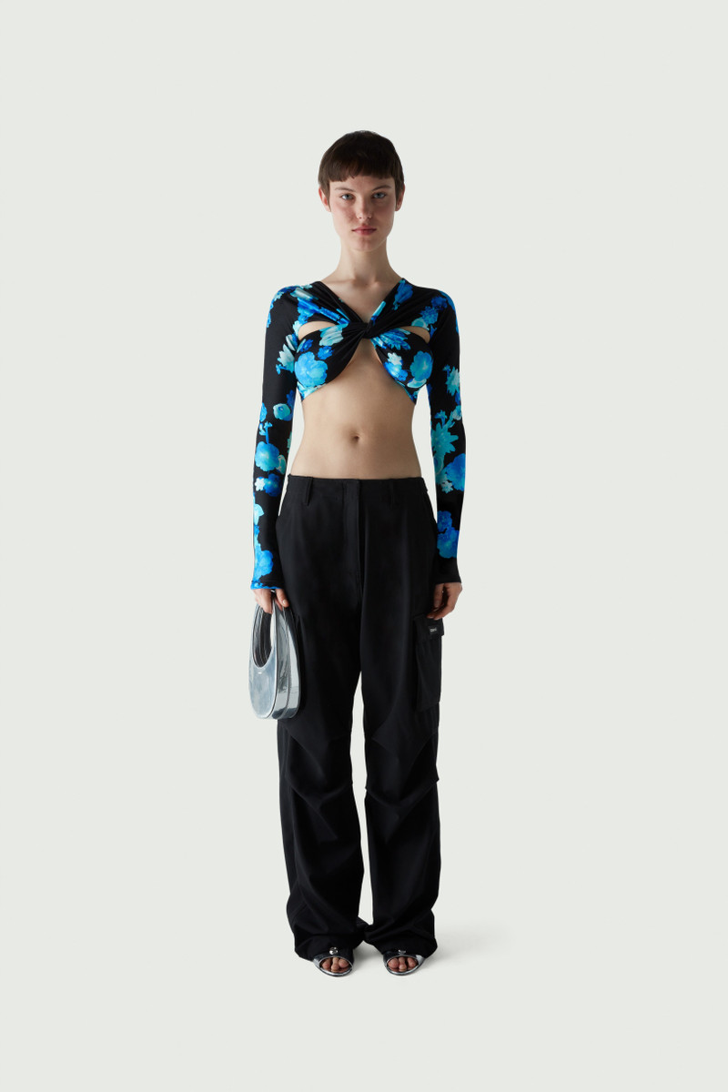 COPERNI Cropped draped top outlook