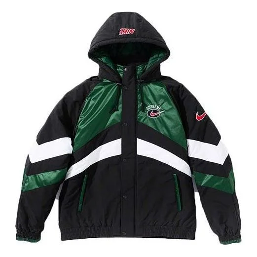 Supreme x Nike Hooded Sport Jacket 'Black Green White' SUP-SS19-10138 - 1