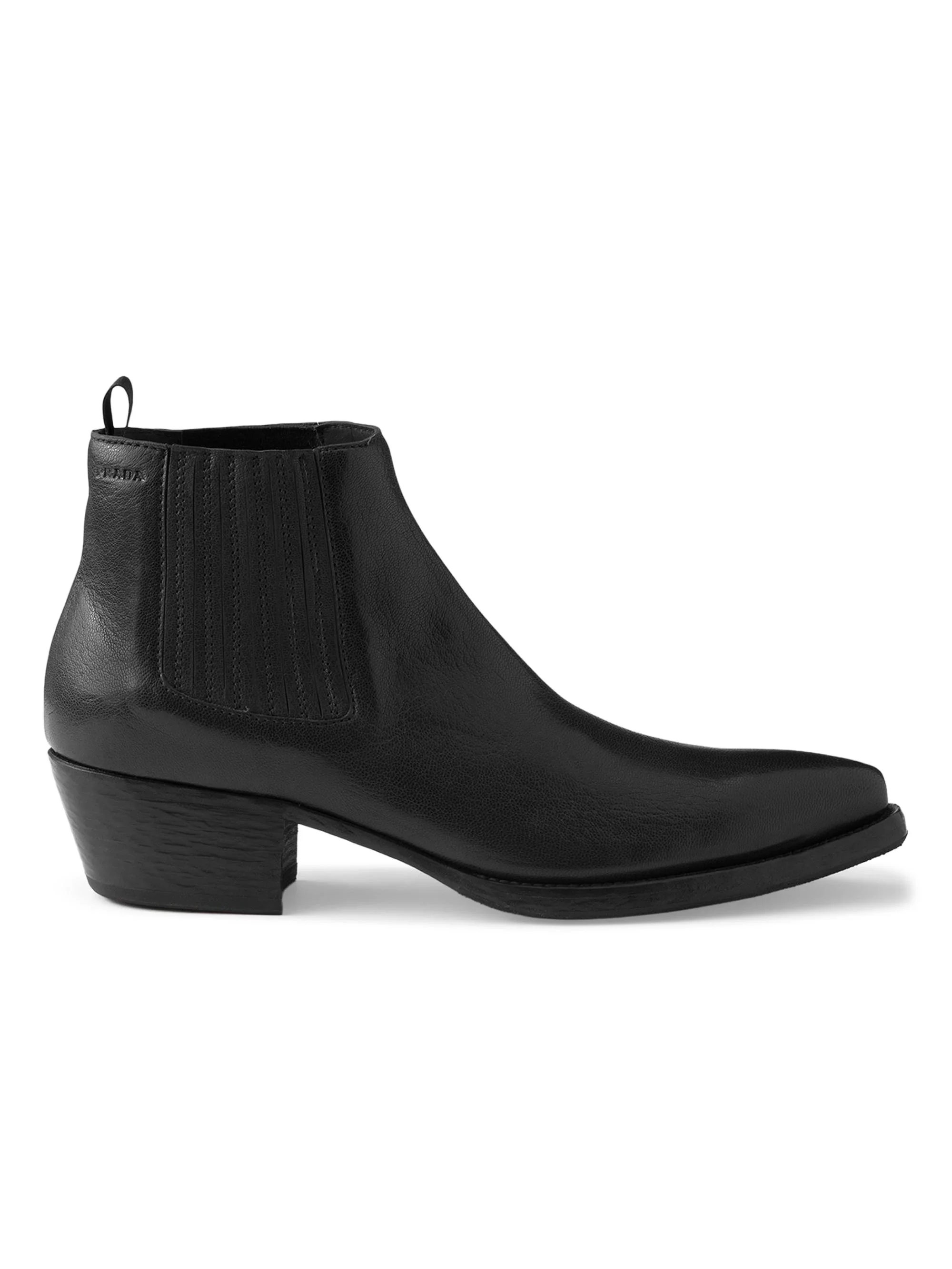 Men's Leather Chelsea Boots - Black - 1