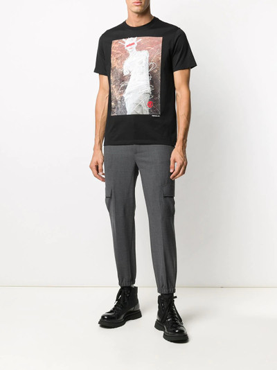 Neil Barrett graphic-print crew-neck T-shirt outlook