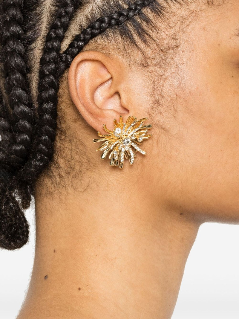 Lanvin flower-detailed earrings outlook