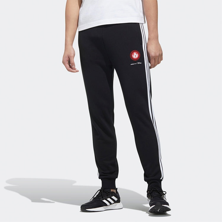 adidas neo x Disney Crossover Casual Bundle Feet Sports Pants Black GE7783 - 2