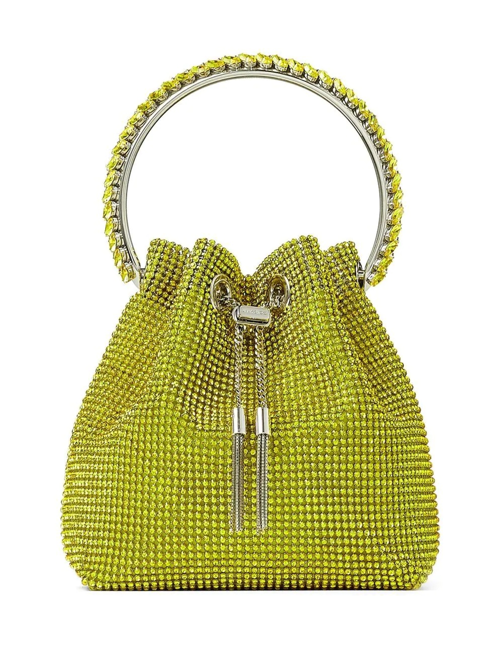 Bon Bob crystal-embellished bucket bag - 1