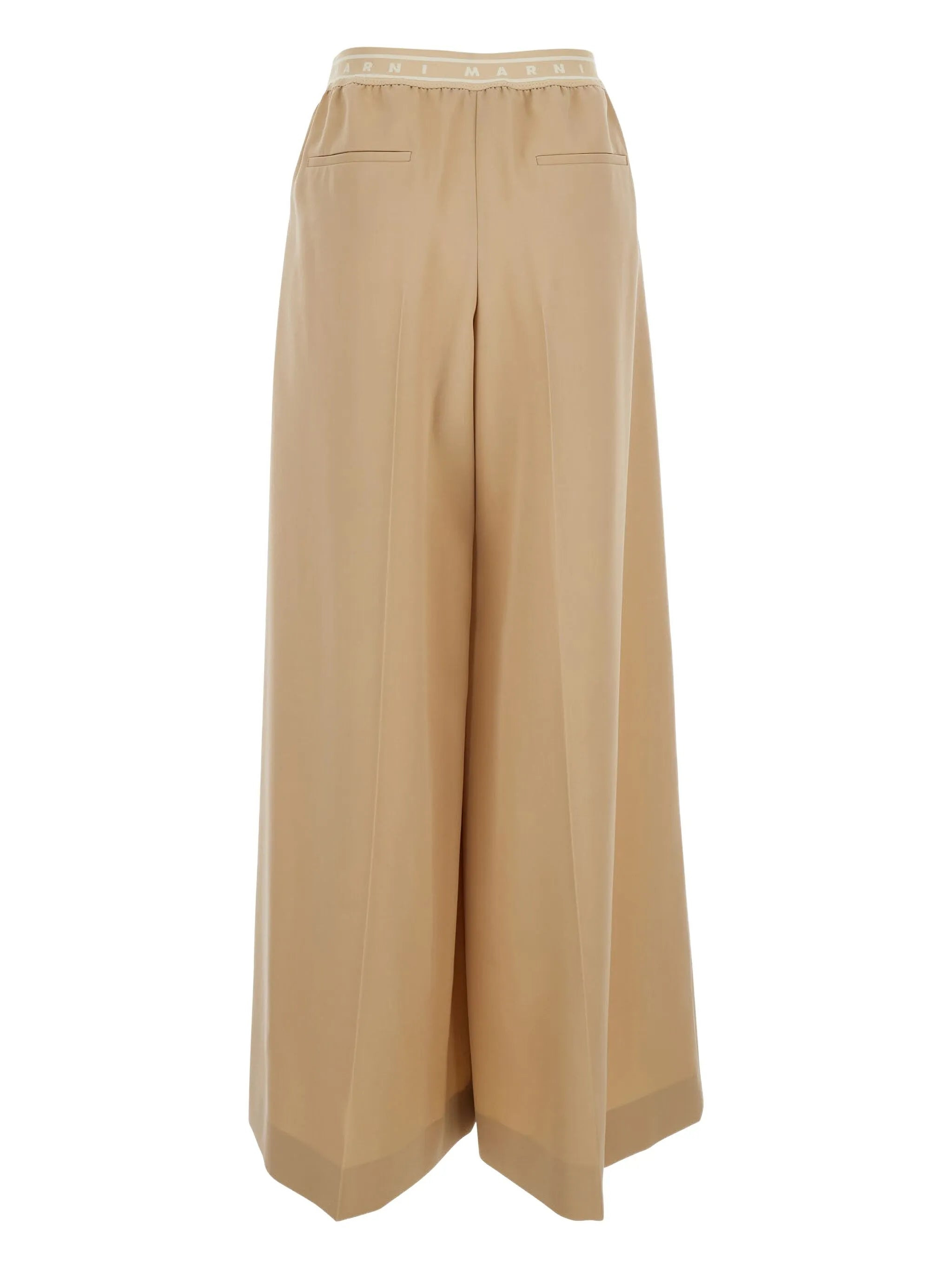 Marni Logo-waistband Trousers - 3