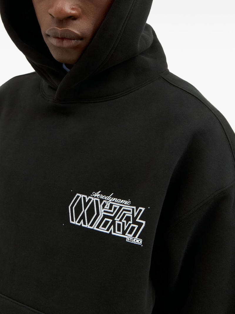 logo-embroidered hoodie 4