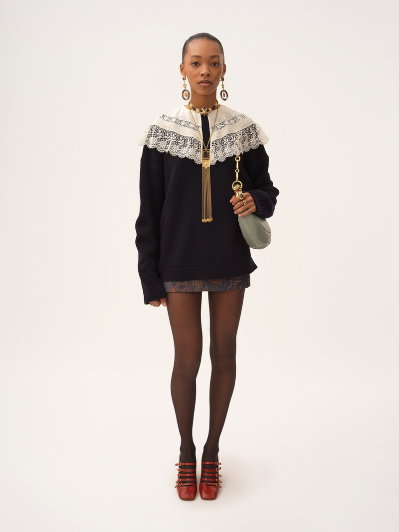 Chloé LOGO SWEATER IN A WOOL & CASHMERE KNIT outlook