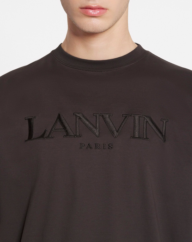 CLASSIC LANVIN PARIS EMBROIDERED T-SHIRT 5