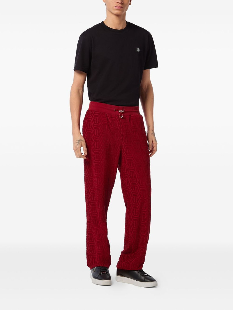 PHILIPP PLEIN jacquard track pants outlook