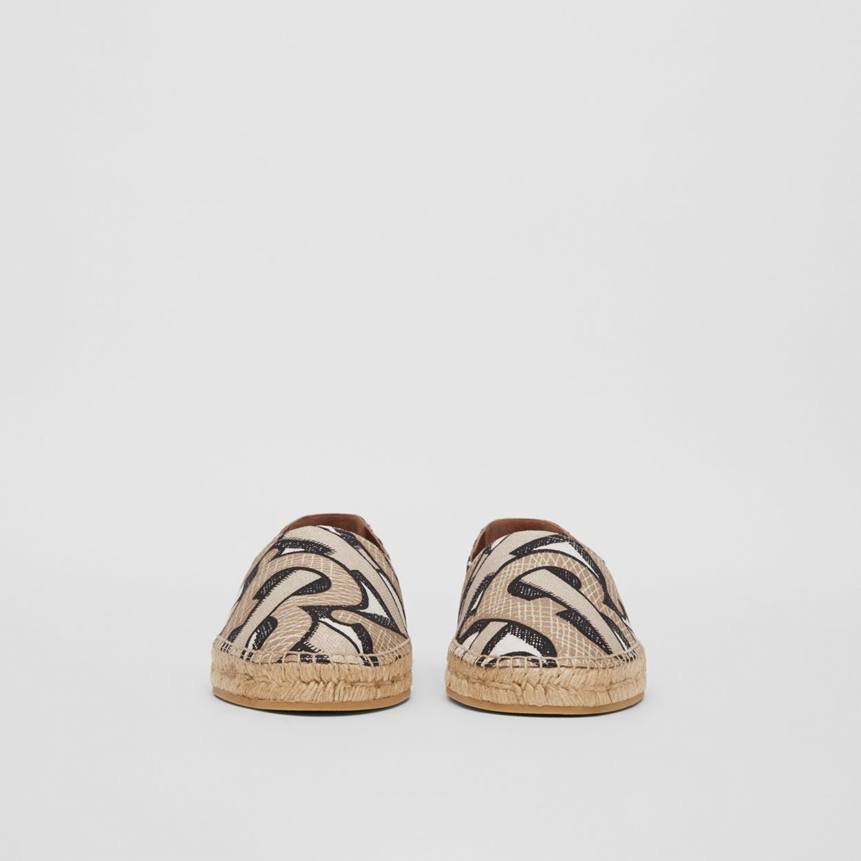 Monogram Print Cotton Canvas Espadrilles - 5