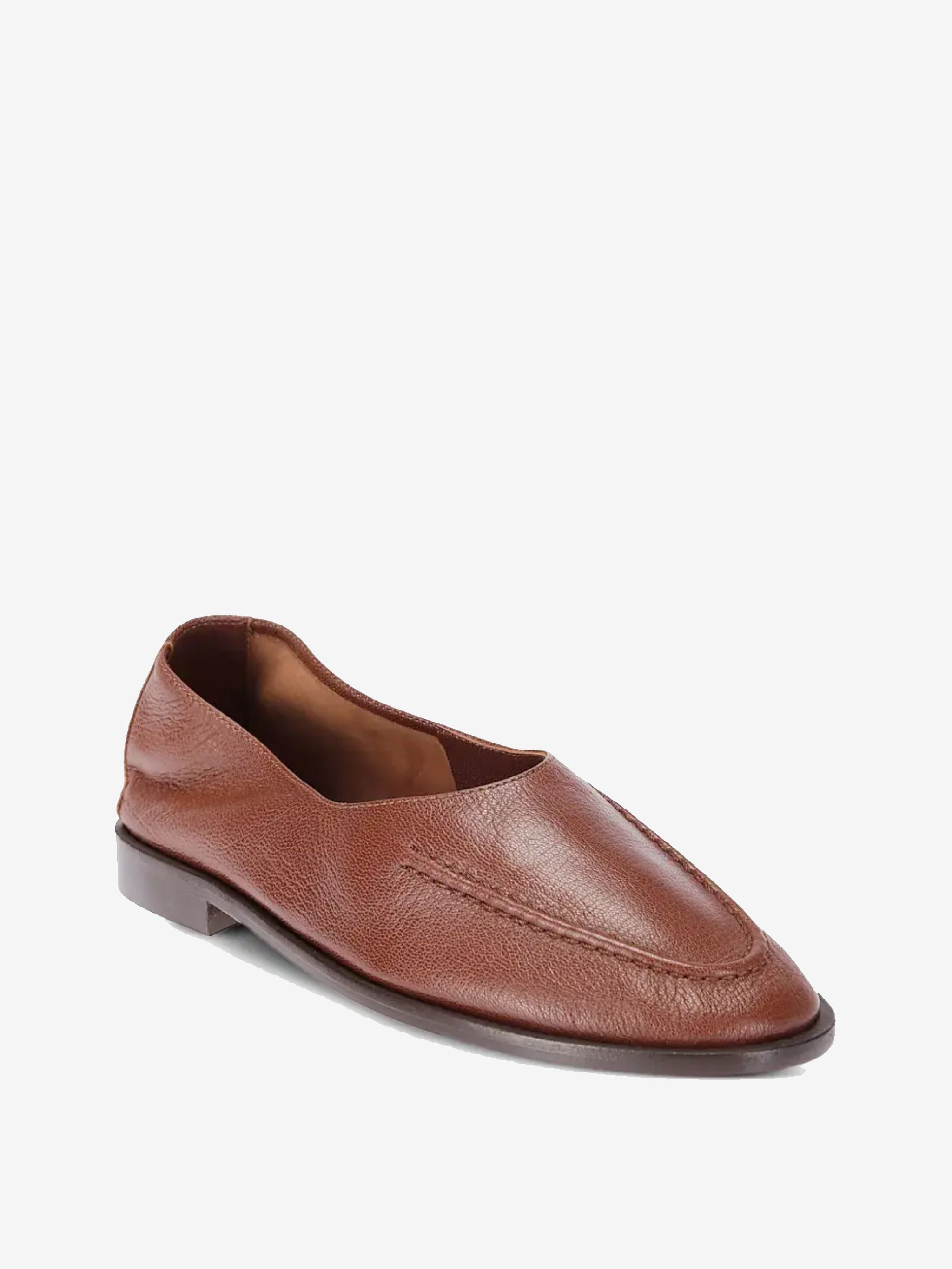 HEREU - Women High Cut Deconstructed Loafer With Thick Sole - 2