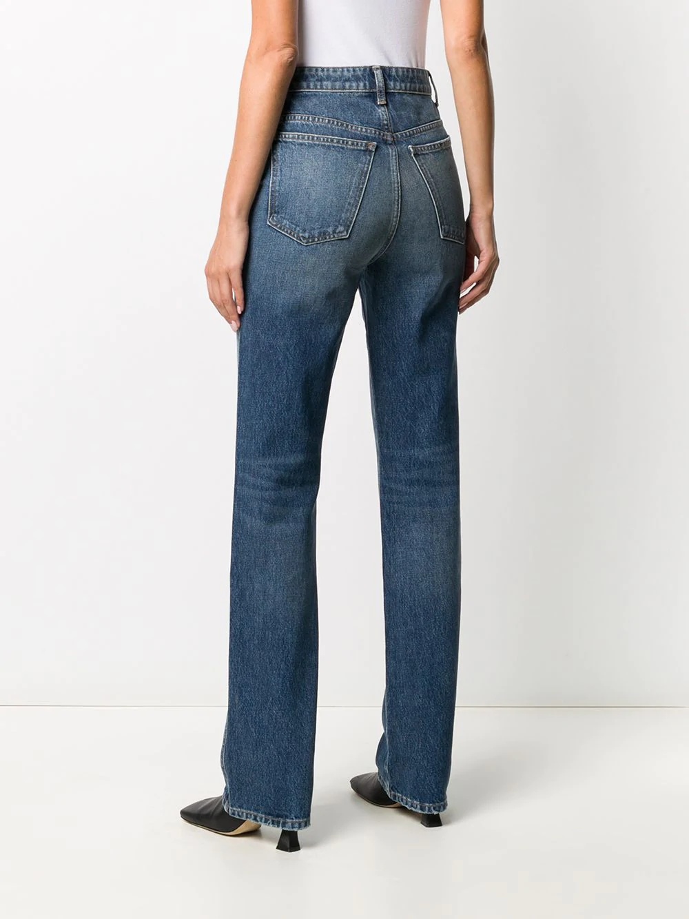 straight-leg high-rise jeans - 4