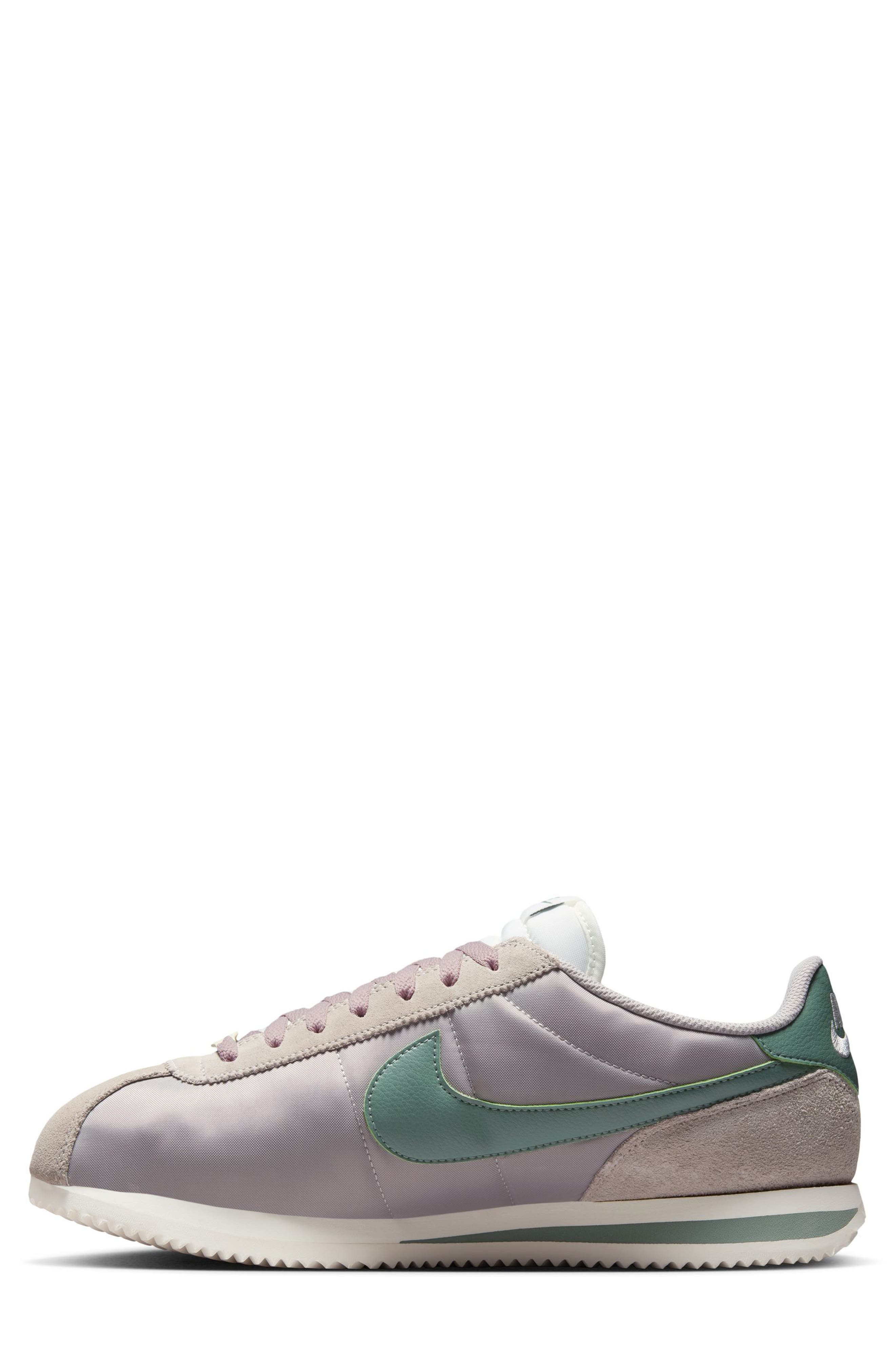 Nike Cortez TXT Sneaker in College Grey/Clay Green at Nordstrom - 6