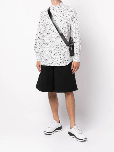 Comme des Garçons SHIRT logo graphic-print cotton shirt outlook