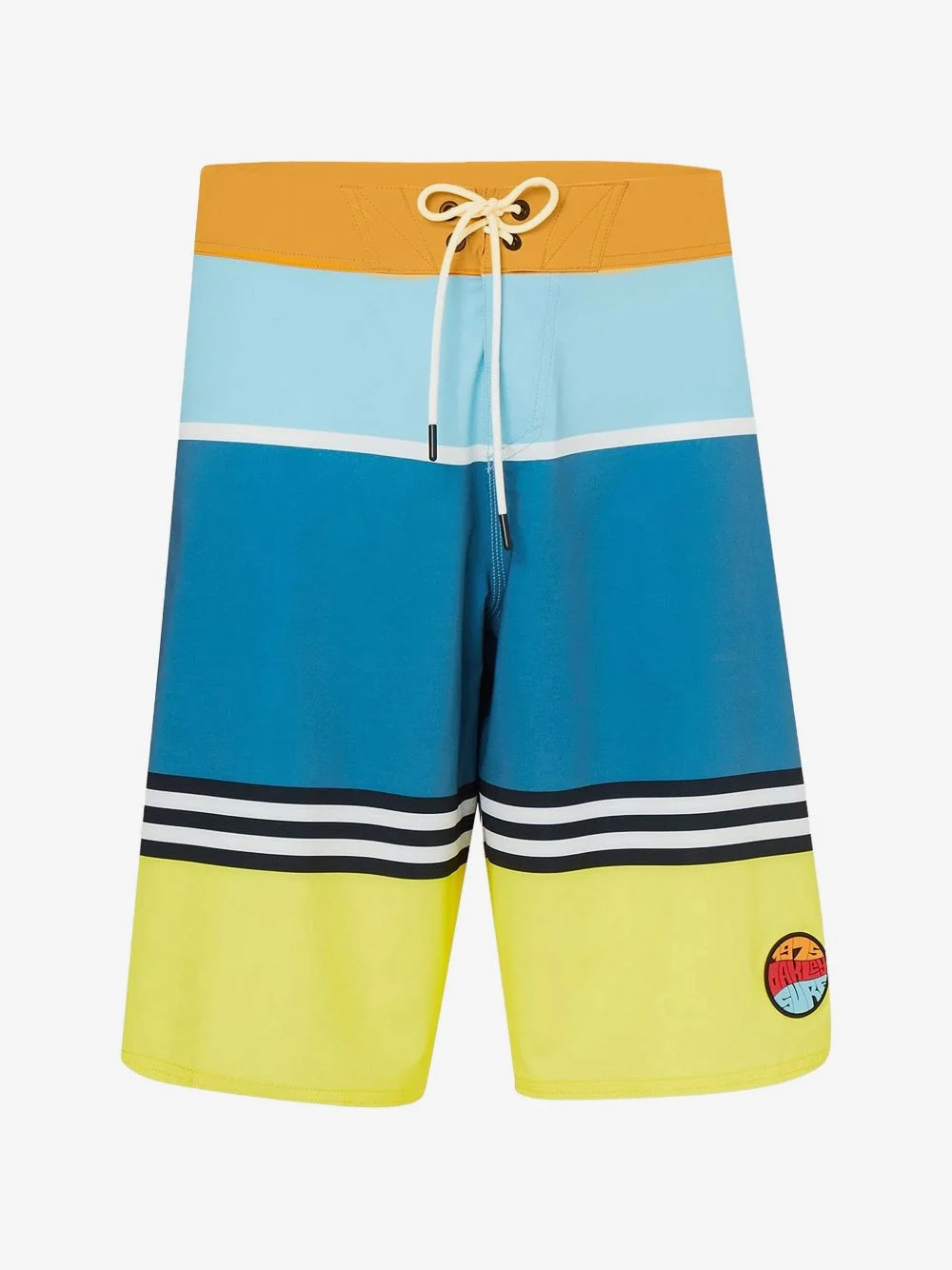 striped swim shorts - 1