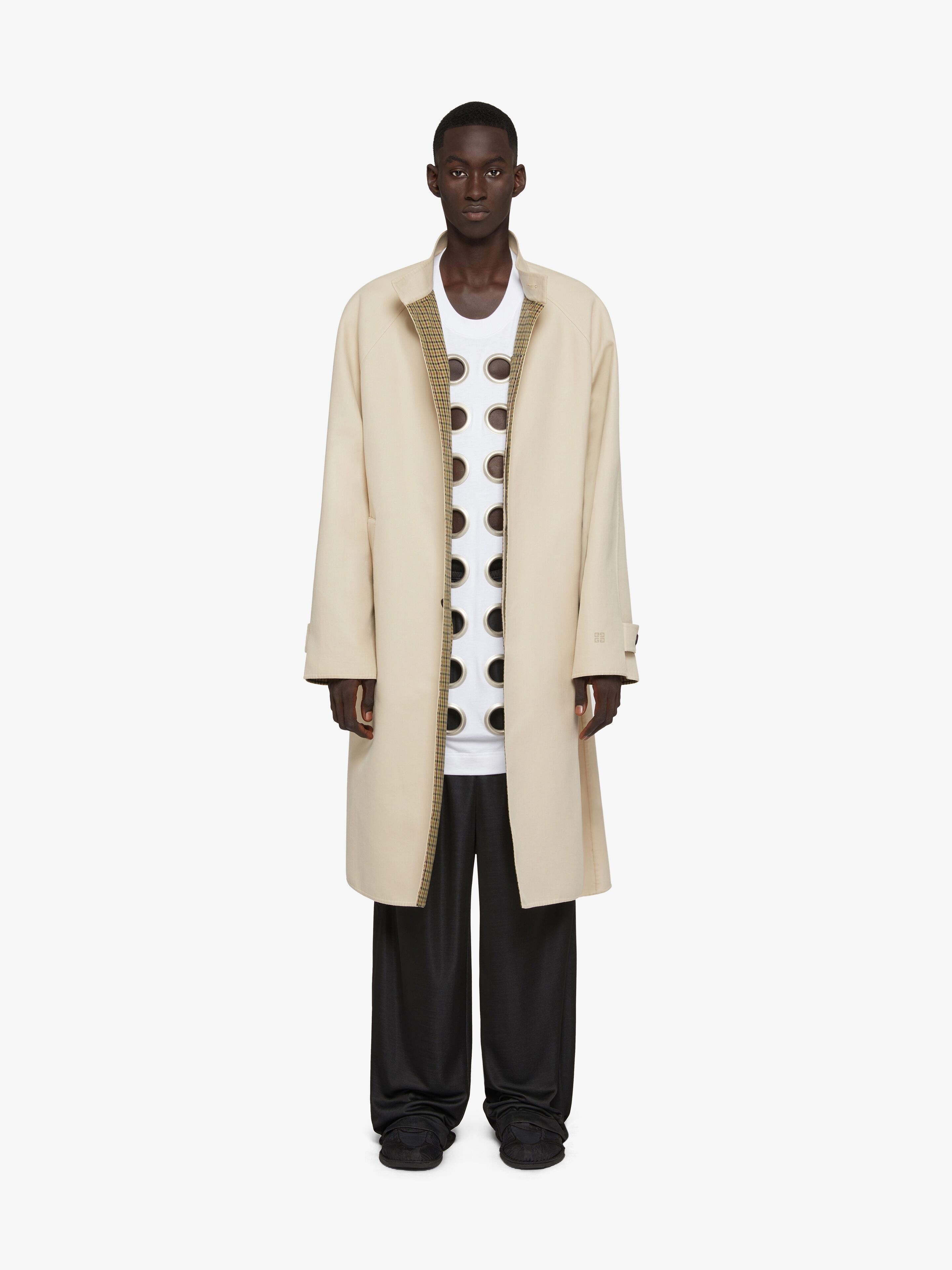 TRENCH-COAT IN COTTON CANVAS - 2