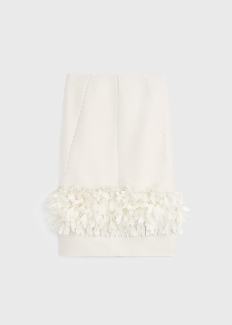 Petal skirt ecru 1