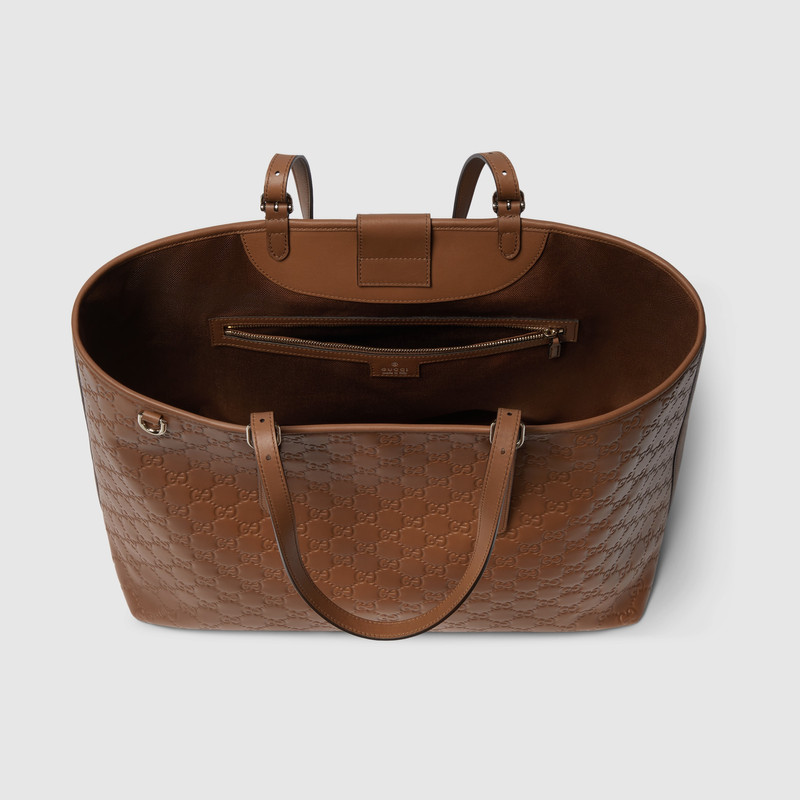 GG Emblem large tote bag 9