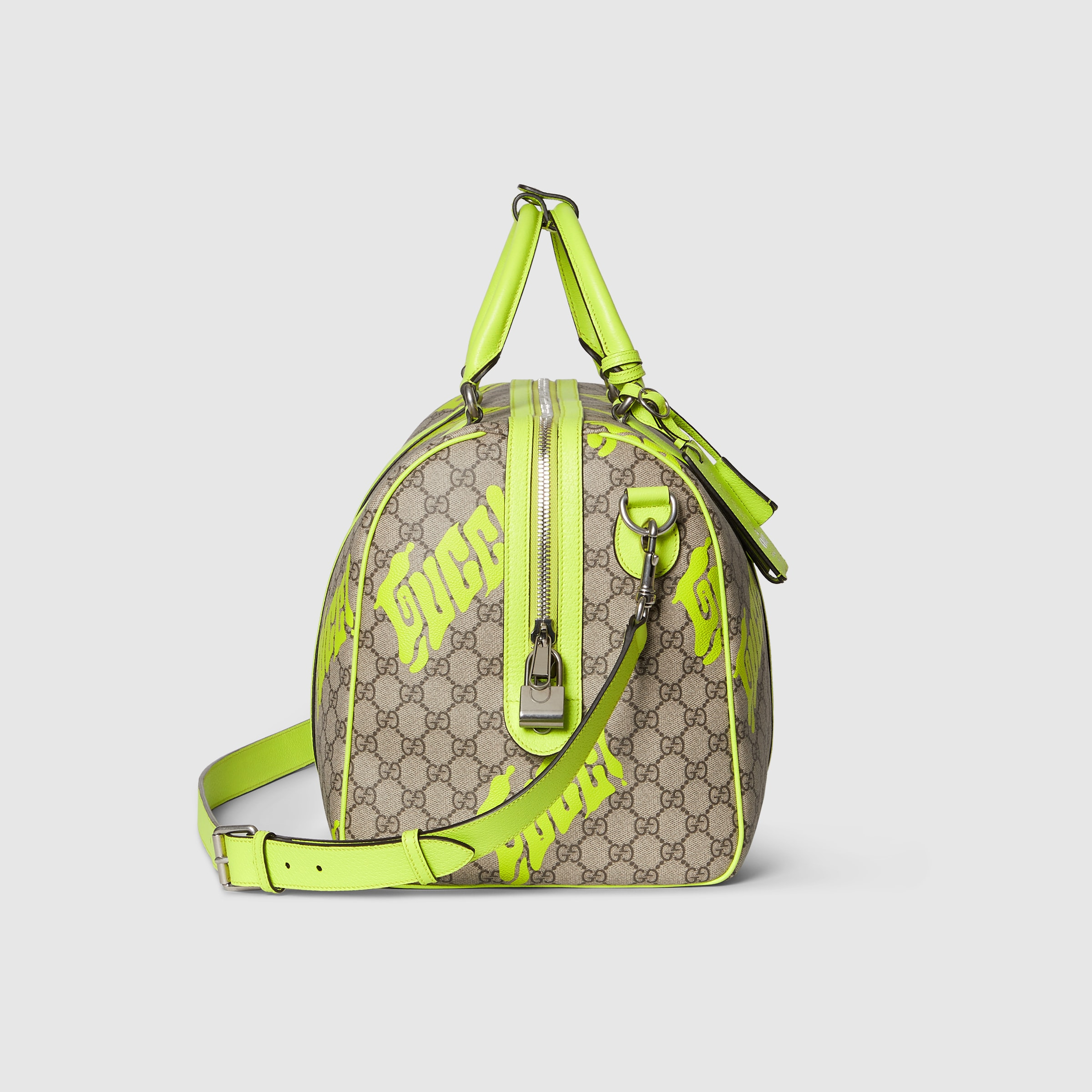 Medium duffle bag with print - 9