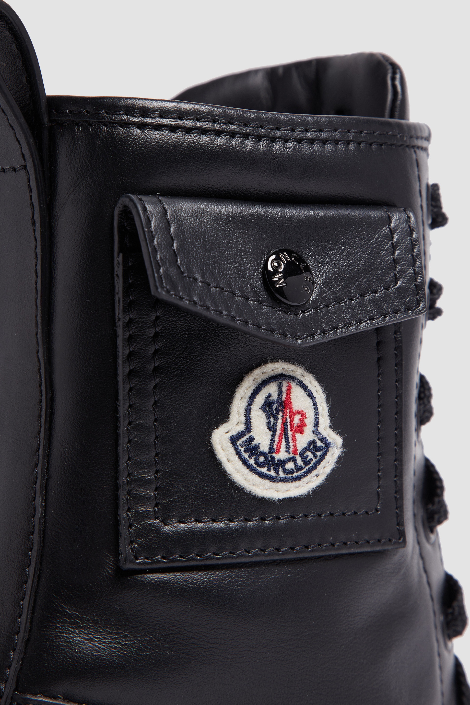 Gigi Leather Lace-Up Boots - 4