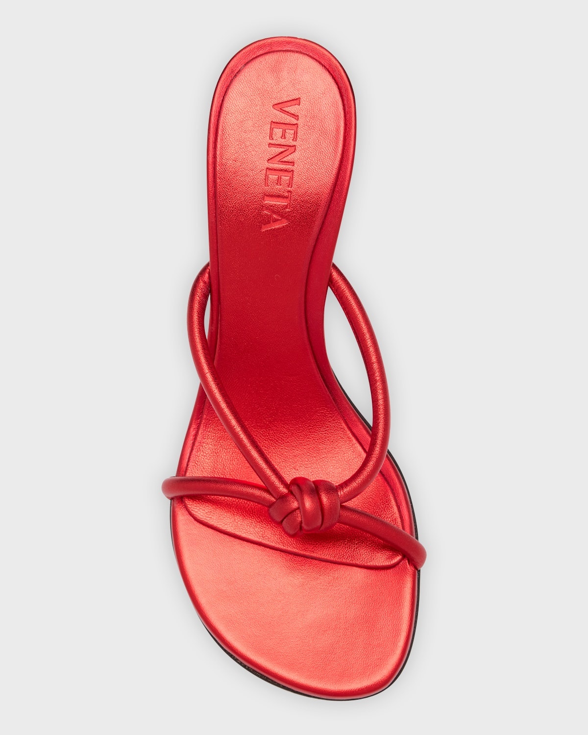 Blink Metallic Knot Slide Sandals - 6