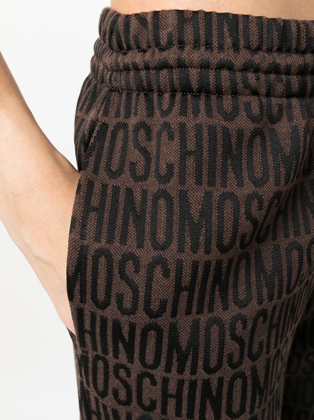 monogram-print joggers - 5