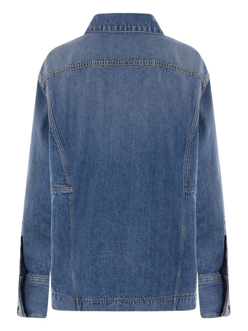Plan C button-up denim jacket outlook