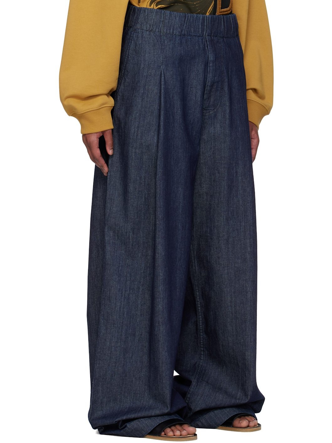 Indigo Elasticated Jeans - 2