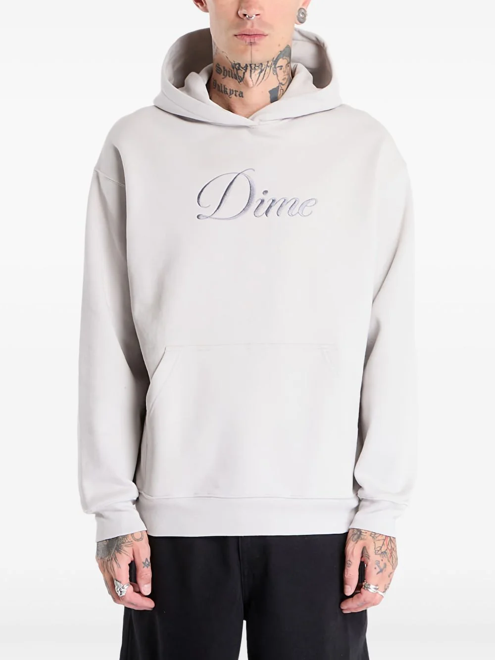 cursive-logo hoodie - 1
