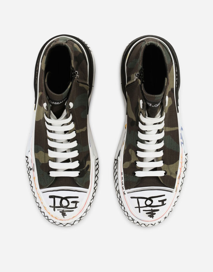 Camouflage canvas Squad sneakers - 4