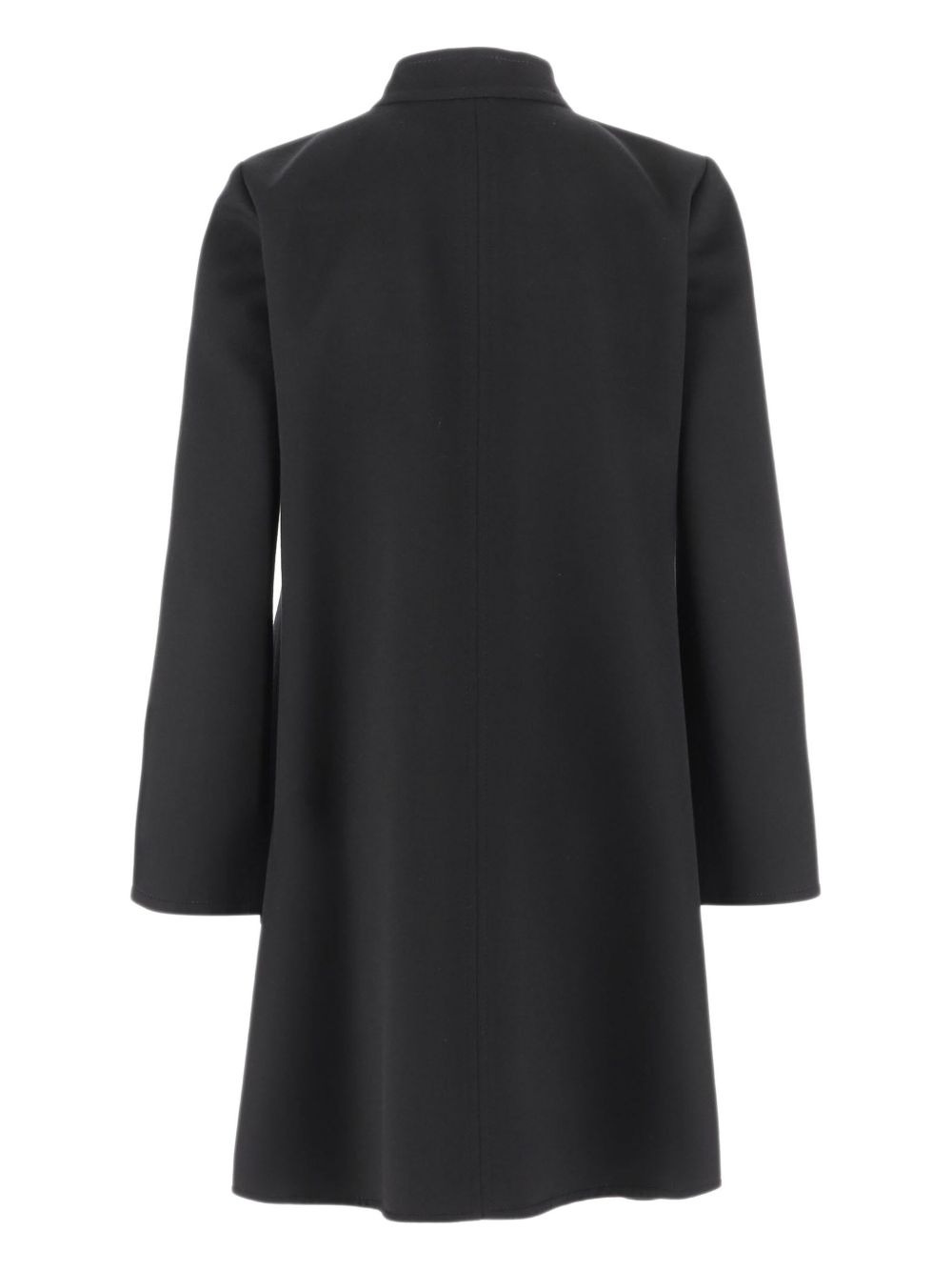 V-shaped gold-tone button coat - 2