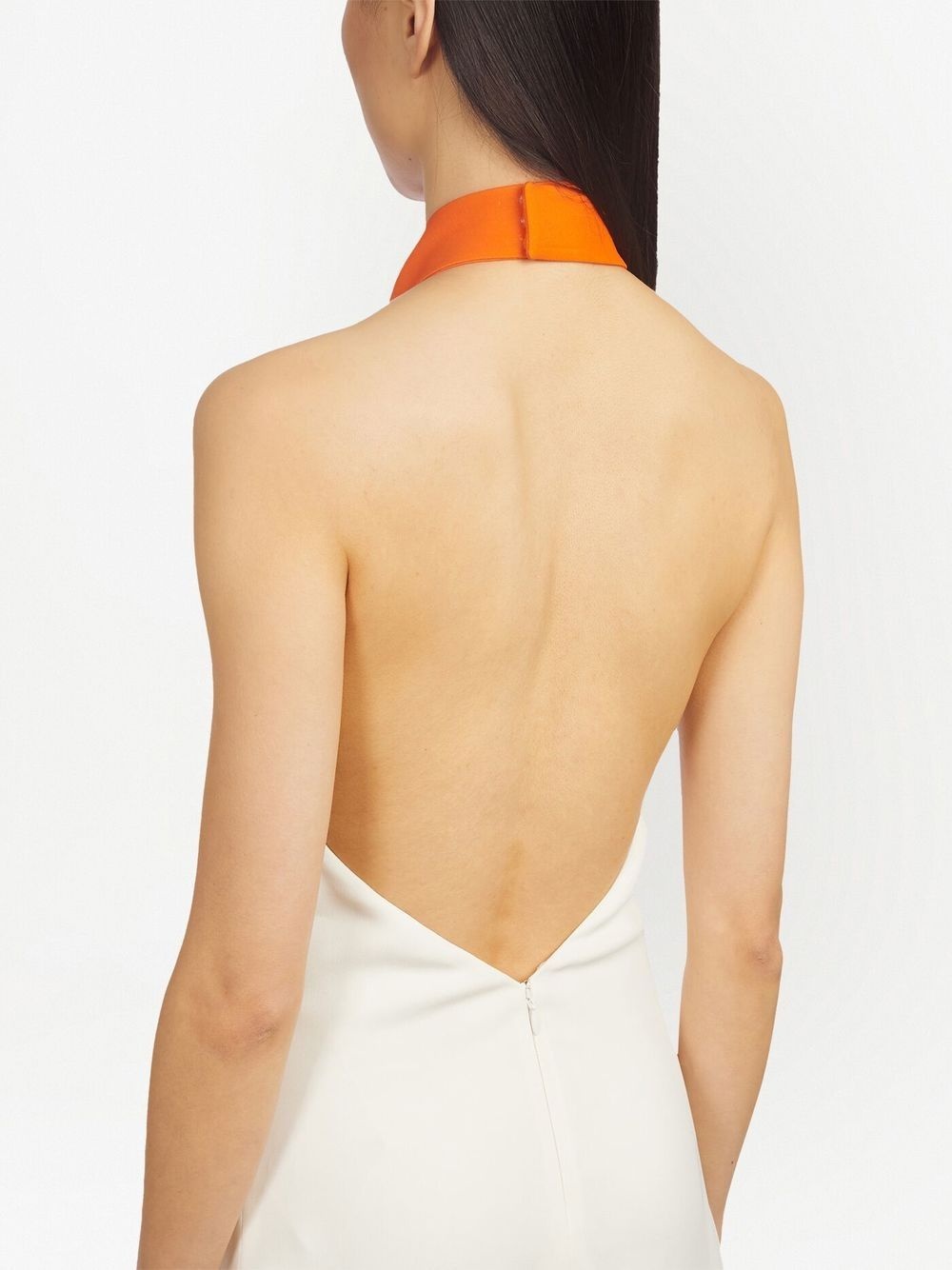 abstract-print halterneck dress - 4