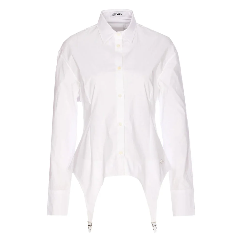 Jean Paul Gaultier White Tops - Shirts Women - 1