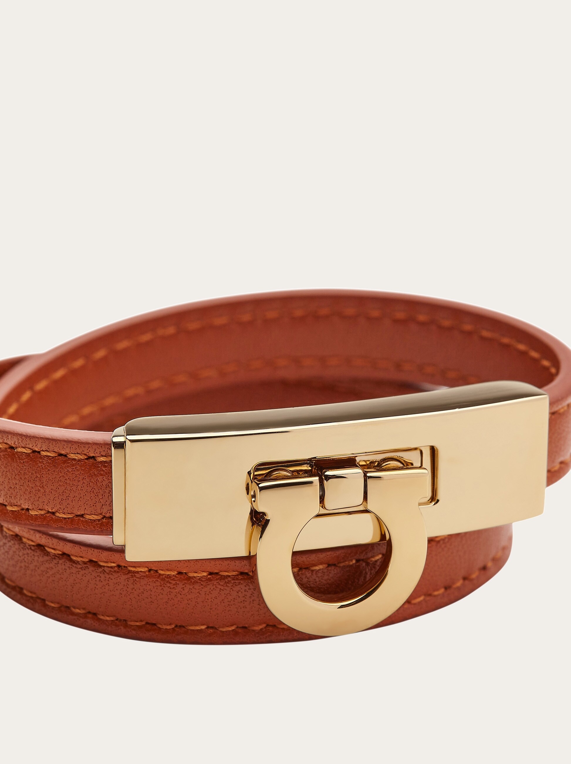 Gancini double twist bracelet - Mis 15 - 2