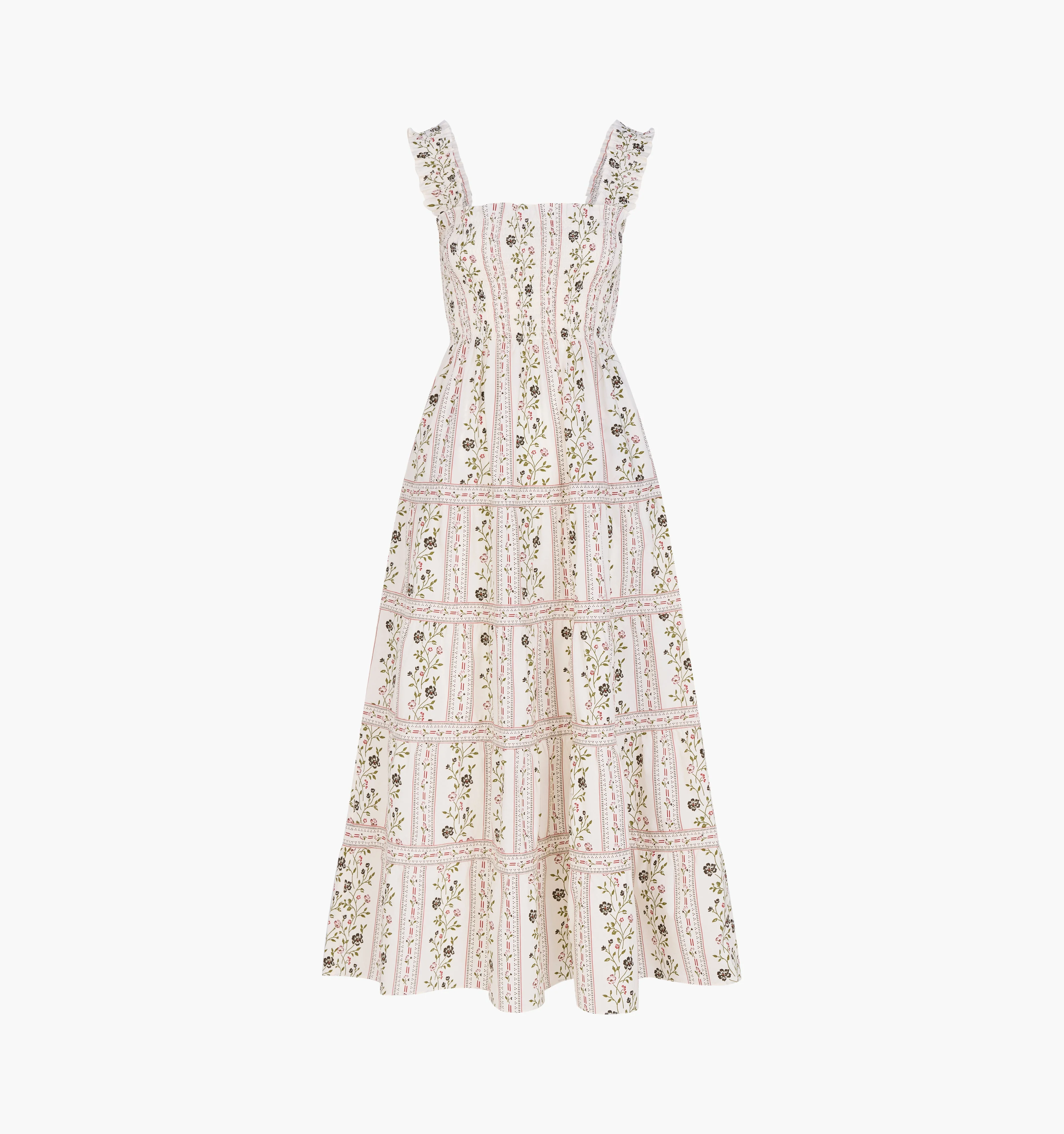 The Goldie Nap Dress - Kelmscott Ribbon Stripe - 1