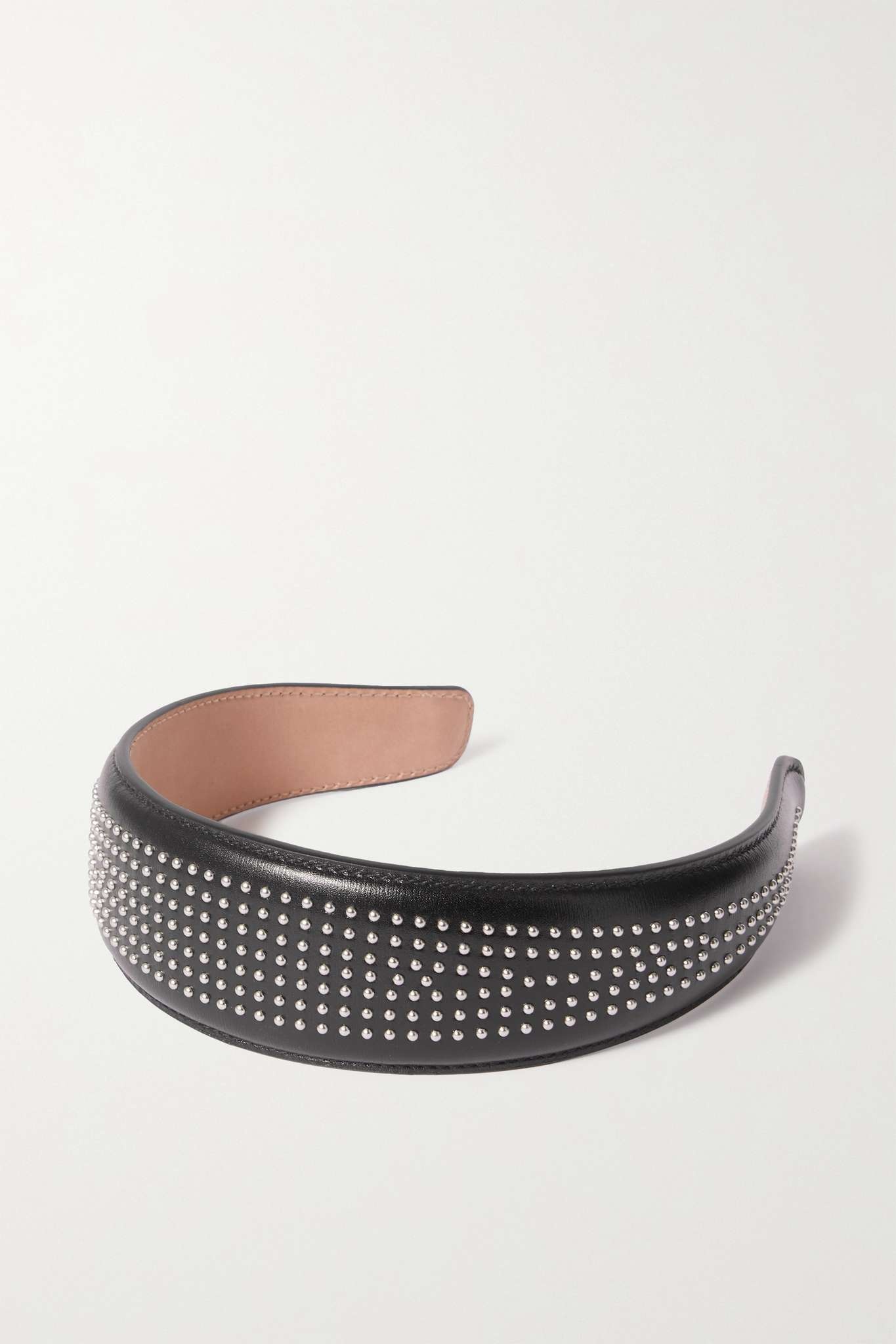 Studded leather headband - 1