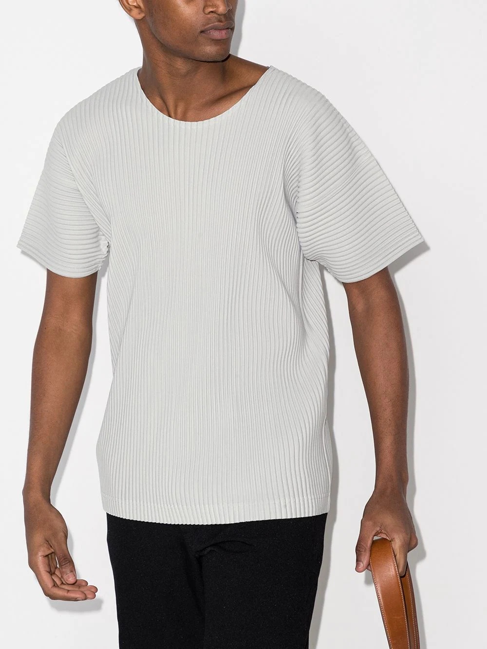 pleated short-sleeve T-shirt - 2