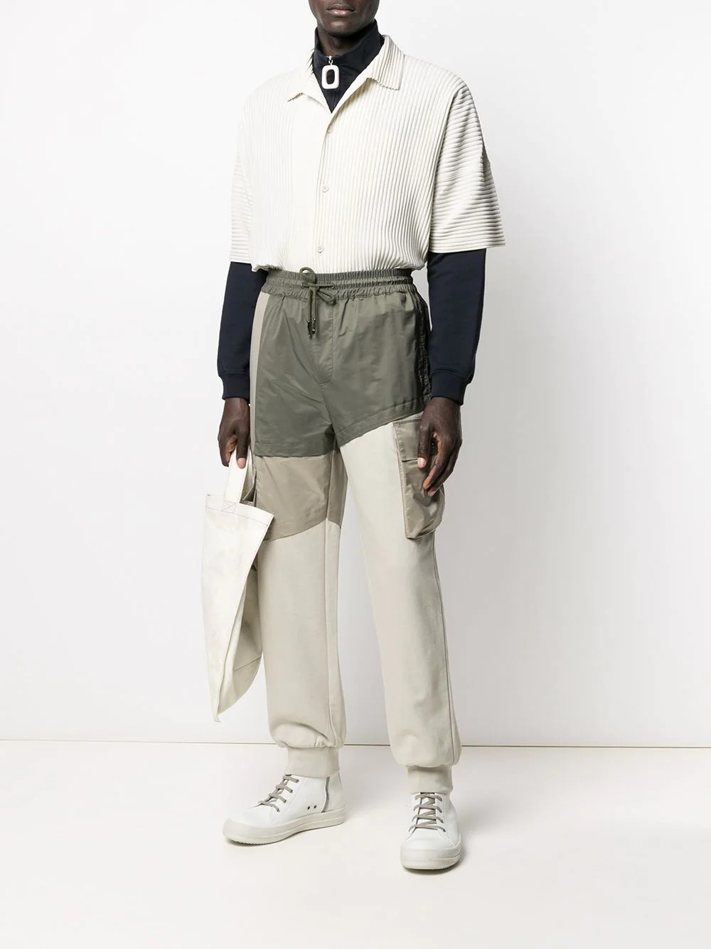 colour-block panelled track pants - 2