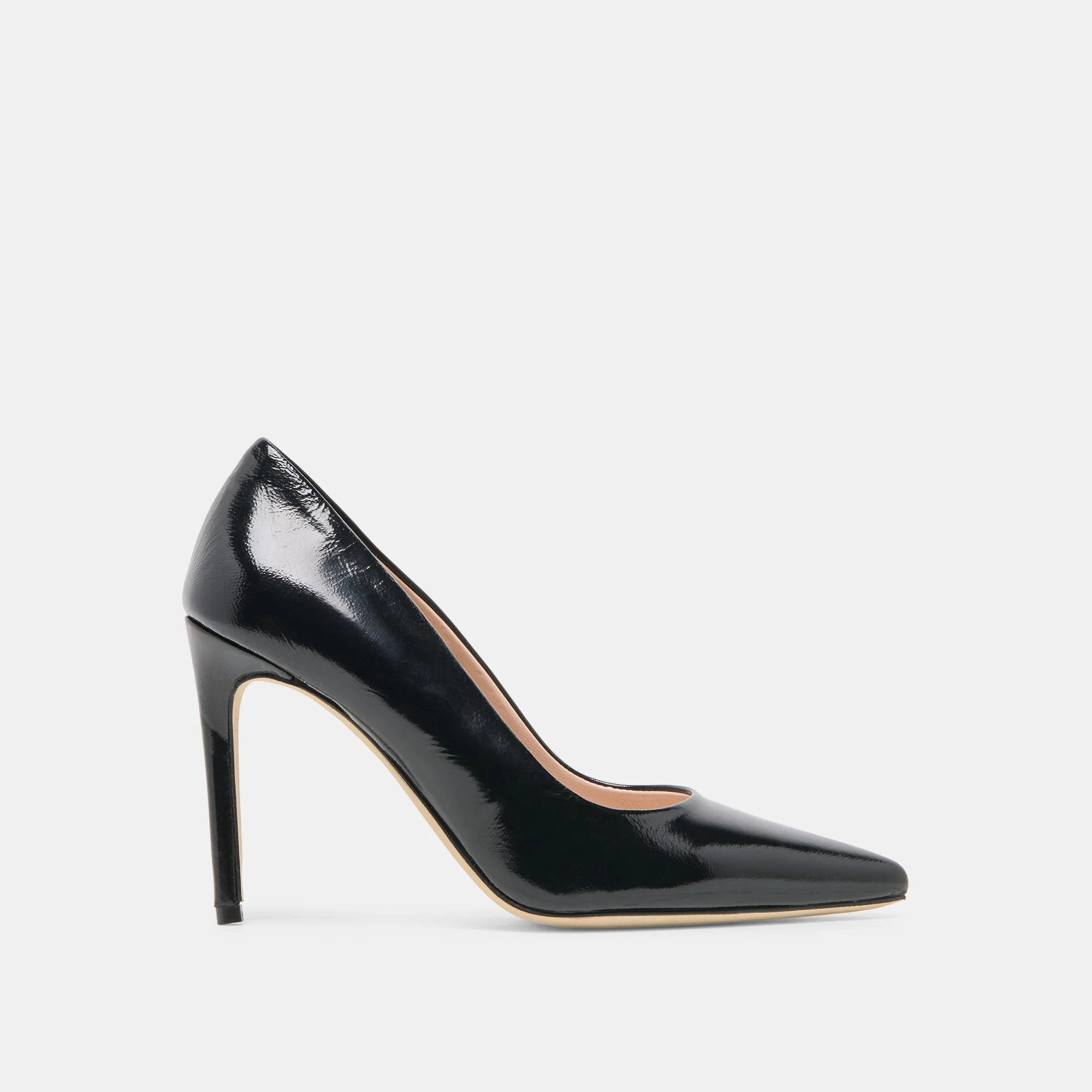 LANKY HEELS BLACK LEATHER - 1