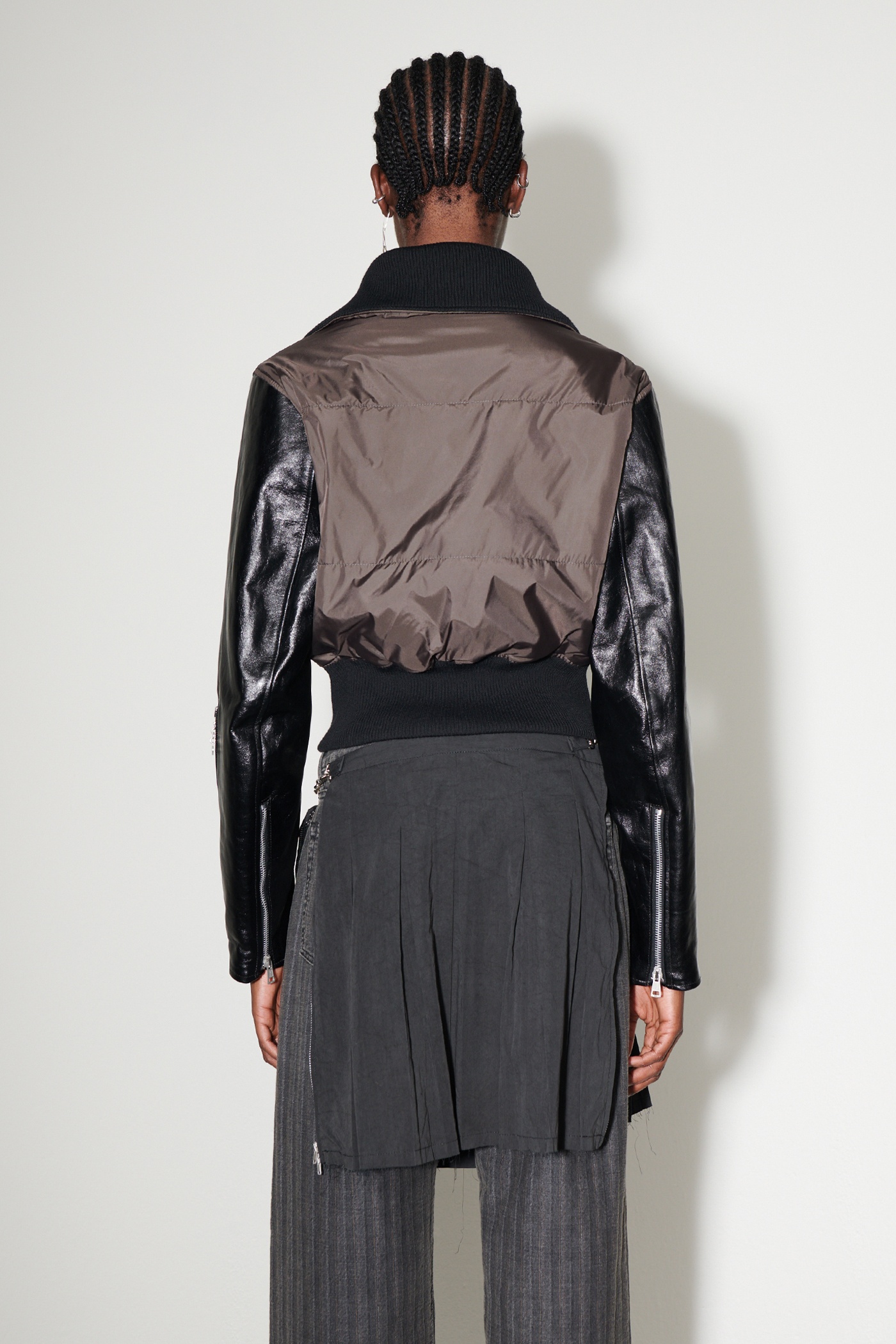 April Puffa Oxidized Grey Aero Nylon - 5
